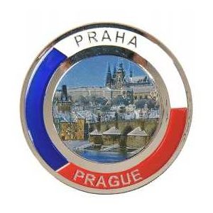 Magnetka Praha Hradčany v zimě