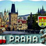 Magnetka Praha Karlův most + Erb